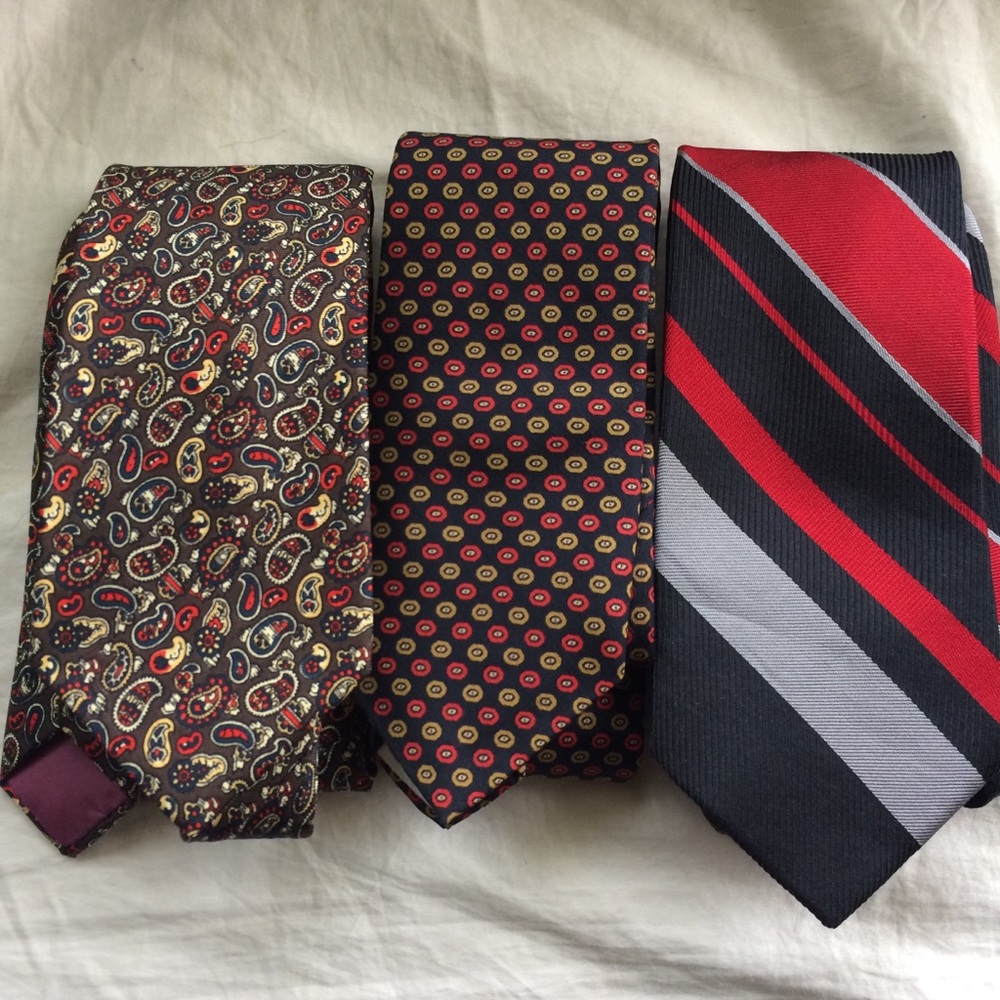 Liberty of London vintage ties lot of 3